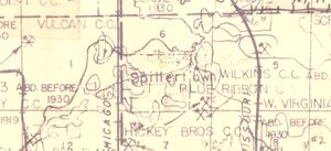 <b>Coal Section files</b>: <b>Area 30</b><br><b>Map Date:</b> 1959<br><b>Coal Co.:</b> John Spiller<br><b>Mine Name:</b> Spiller Mine