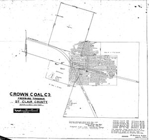 <b>Microfilm</b>: <b>351127</b><br><b>Map Date:</b> 12-23-1950<br><b>Coal Co.:</b> Crown Coal Company<br><b>Mine Name:</b> Crown Mine