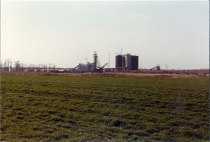 <b>Caption:</b>  Surface works of Inland Steel Co. Mine No. 1, Jefferson County; as viewed from southeast. Photo by John Nelson, March 1981<br><b>Credit:</b>  Illinois State Geological Survey<br><b>Date:</b>  March 1981<br>