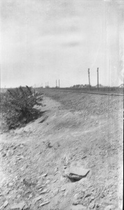 <b>Caption:</b>  Subsidence fill, L and M track SE of Staunton--Consolidated No 6 mine<br><b>Credit:</b>  Illinois State Geological Survey<br><b>Library No.:</b>  M-1045